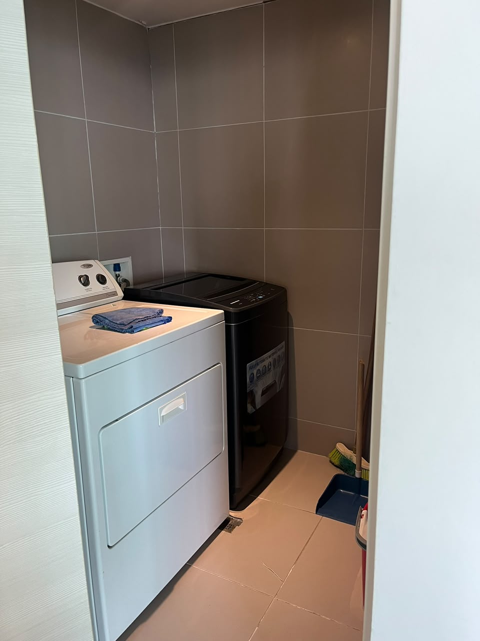 Private in-unit washer and dryer at the Poseidon Manta condo